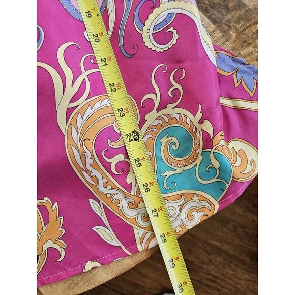 Coldwater Creek 100% Paisley Wave Tunic Blouse Women's S NWT - Picture 8 of 9